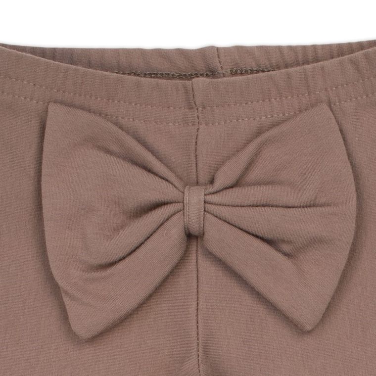 Legginsy dziewczęce, brązowe, Nicol