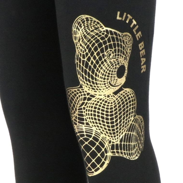 Legginsy dziewczęce, czarne, Tup Tup