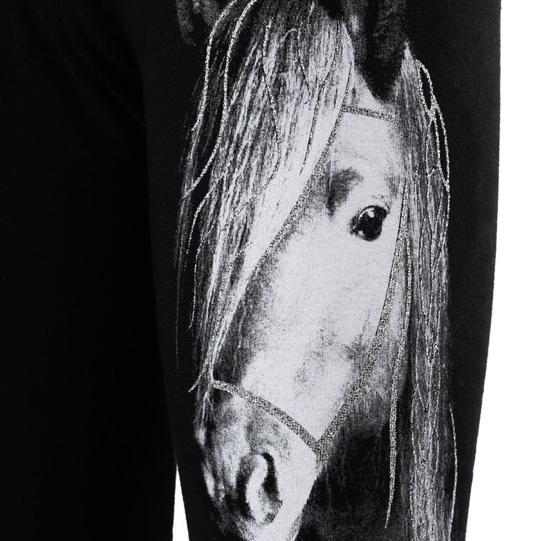 Legginsy dziewczęce, czarne, Tup Tup