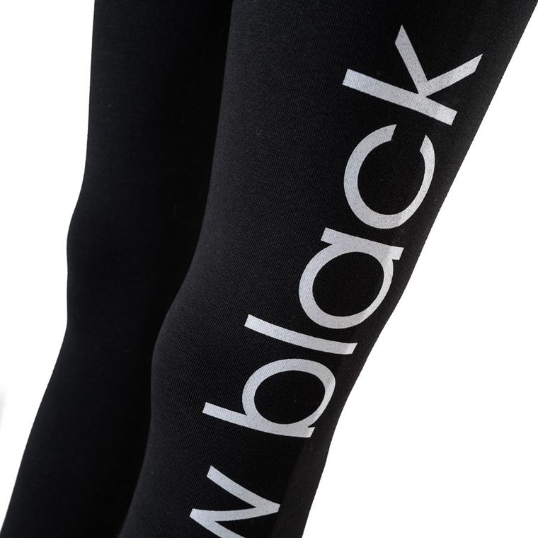 Legginsy dziewczęce, czarne, Tup Tup