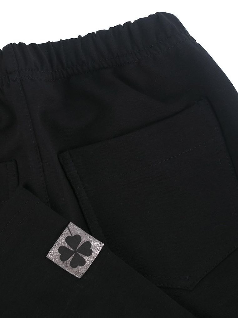 Legginsy dziewczęce, czarne, Tup Tup