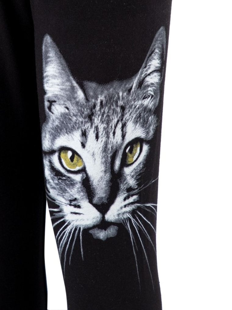 Legginsy dziewczęce, czarne, Tup Tup