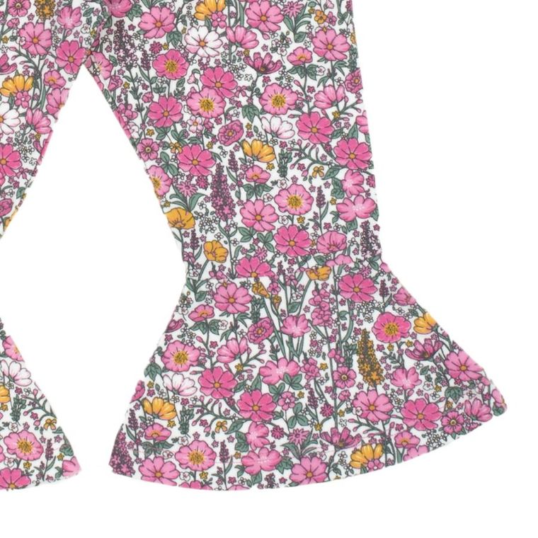 Legginsy dziewczęce, dzwony, różowe, Nicol