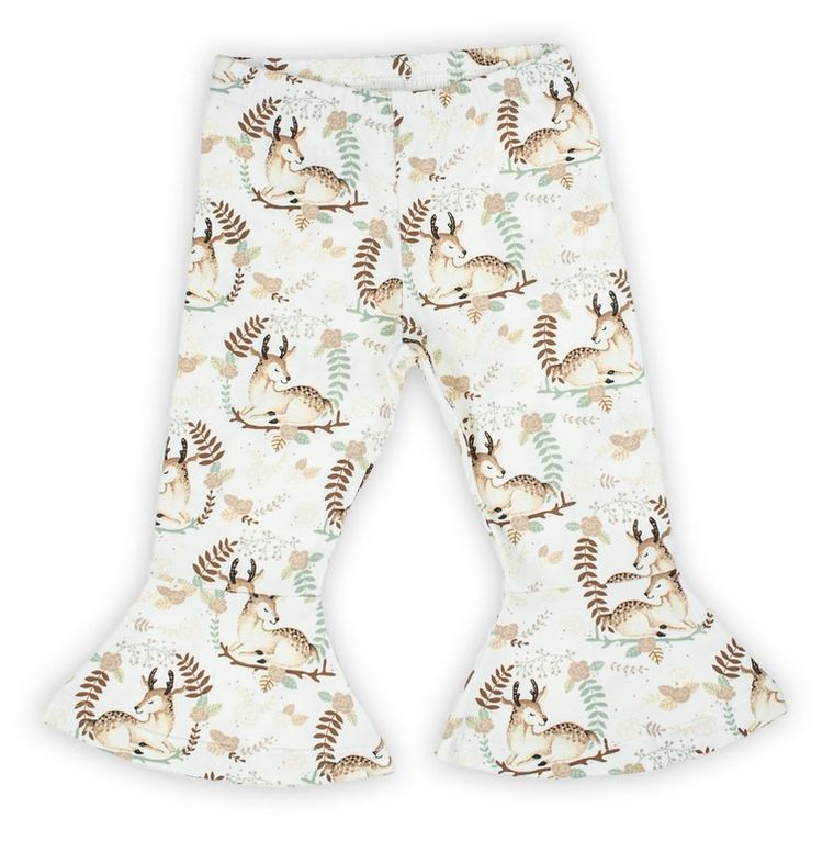 Legginsy dziewczęce, ecru, Nicol