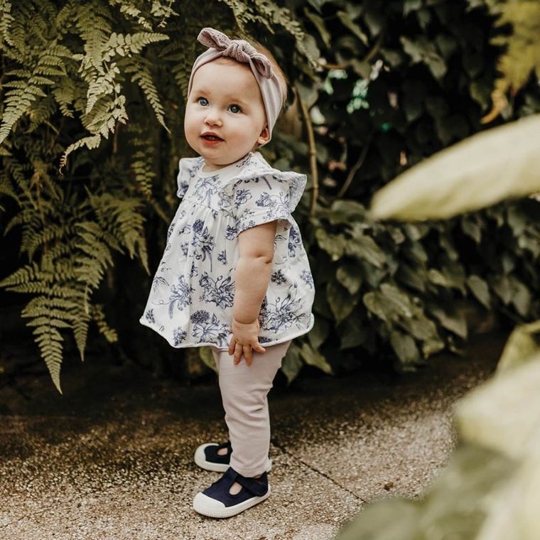 Legginsy dziewczęce, fioletowe, Eevi