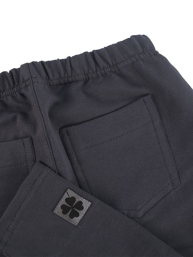 Legginsy dziewczęce, grafitowe, Tup Tup