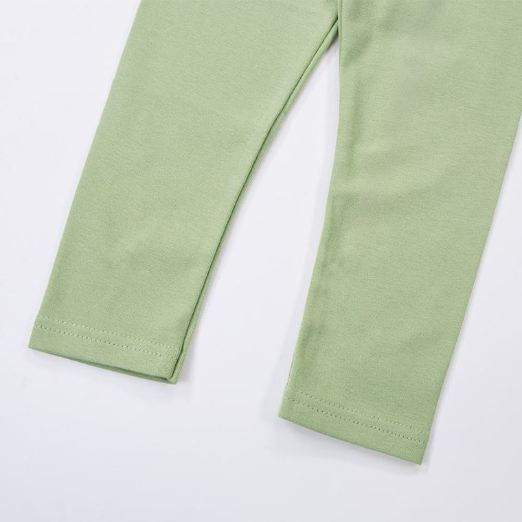 Legginsy dziewczęce, khaki, Eevi