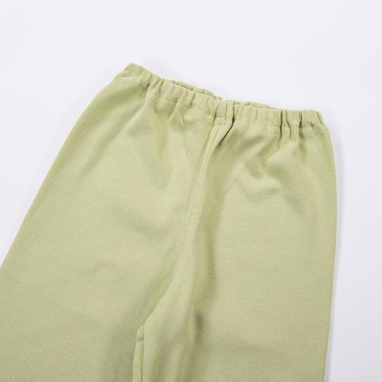 Legginsy dziewczęce, khaki, Eevi