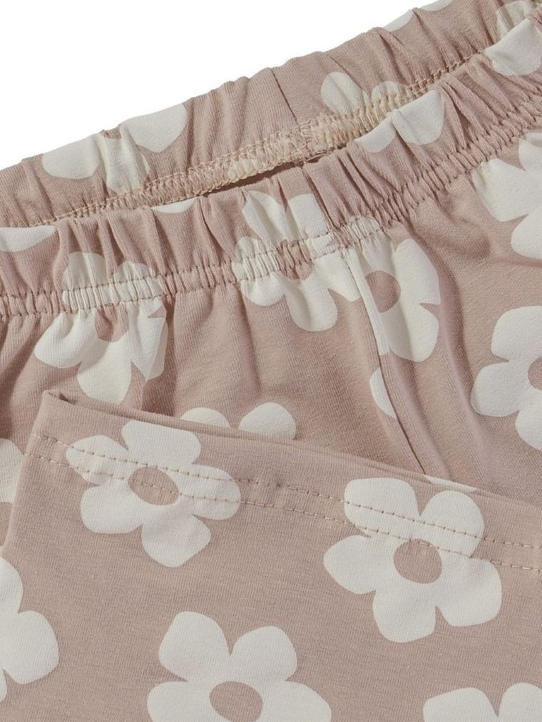 Legginsy dziewczęce, kolarki, beżowe, Tup Tup