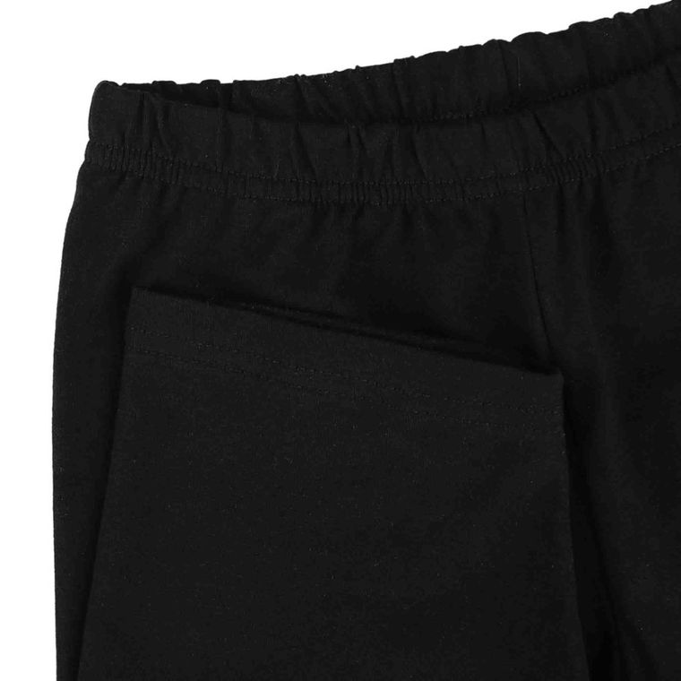 Legginsy dziewczęce, kolarki, czarne, Tup Tup