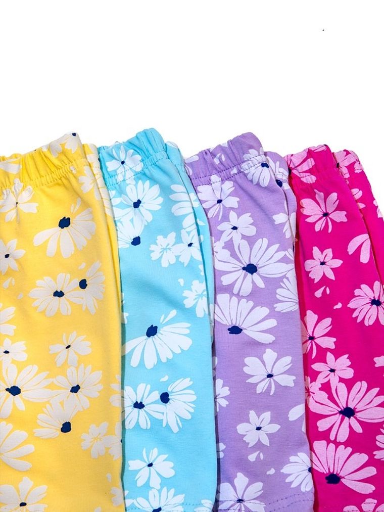 Legginsy dziewczęce, kolarki, żółte, Tup Tup