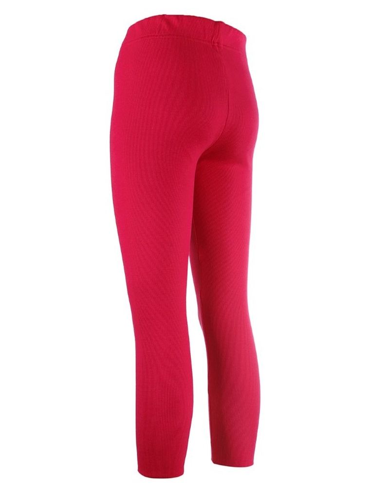 Legginsy dziewczęce, prążkowane, różowe, Tup Tup