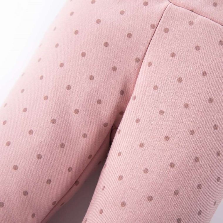 Legginsy dziewczęce, różowe, Eevi