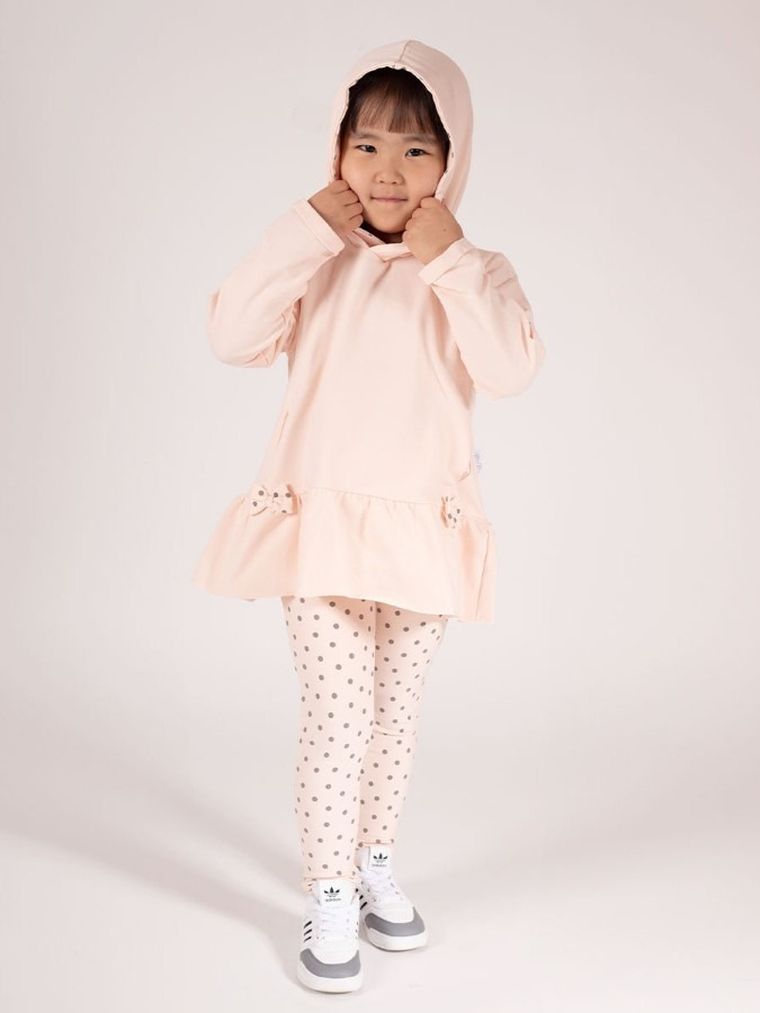 Legginsy dziewczęce, różowe, Nicol