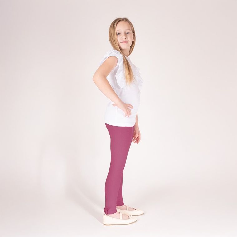 Legginsy dziewczęce, różowe, Nicol