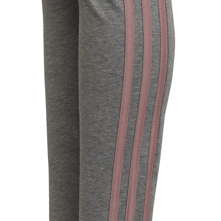 Legginsy dziewczęce, szare, Adidas