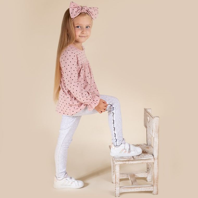 Legginsy dziewczęce, szare, Nicol