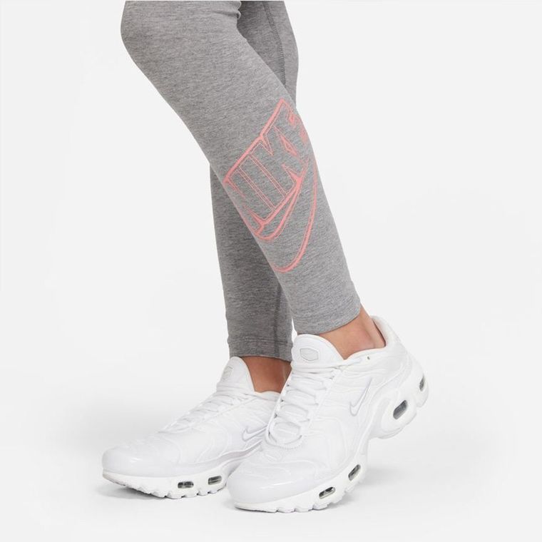 Legginsy dziewczęce, szare, Nike Sportswear Essential