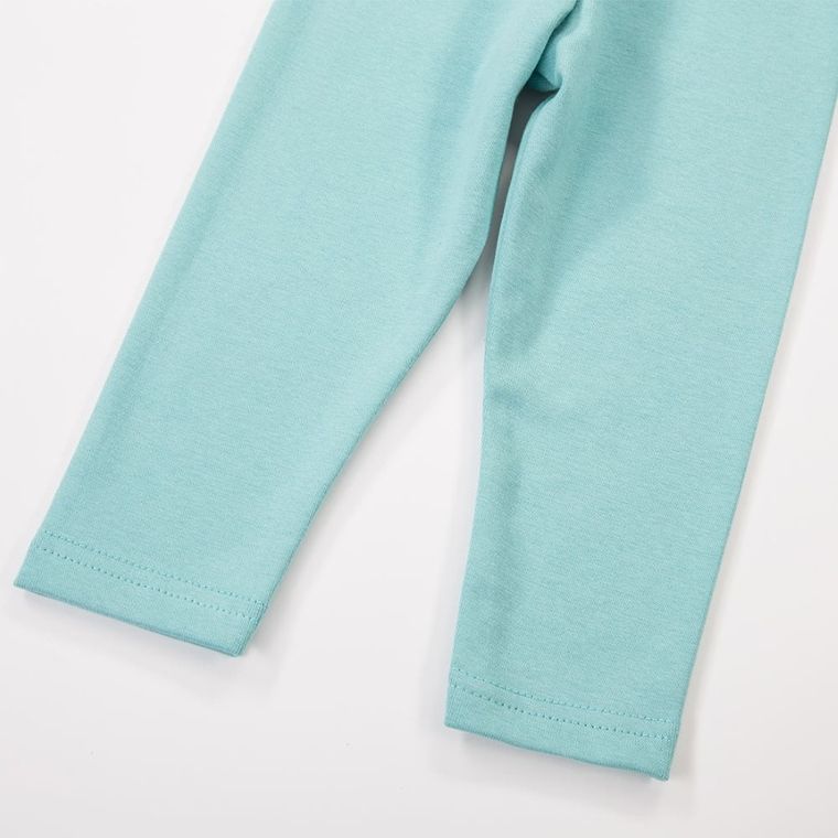Legginsy dziewczęce, turkusowe, Eevi