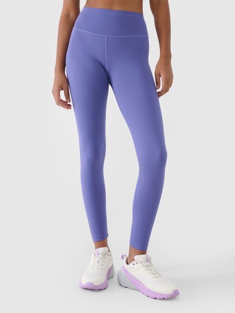 Legginsy funcyjne damskie, niebieskie, 4F