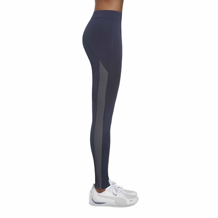 Legginsy sportowe damskie, granatowe, Bas Black