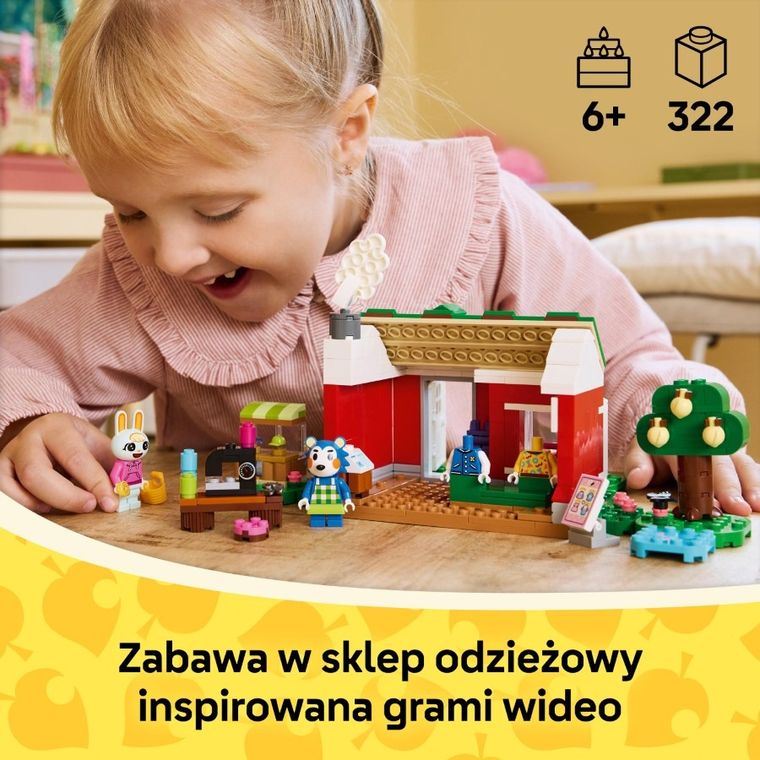 LEGO Animal Crossing, Able Sisters i sklep odzieżowy, 77055