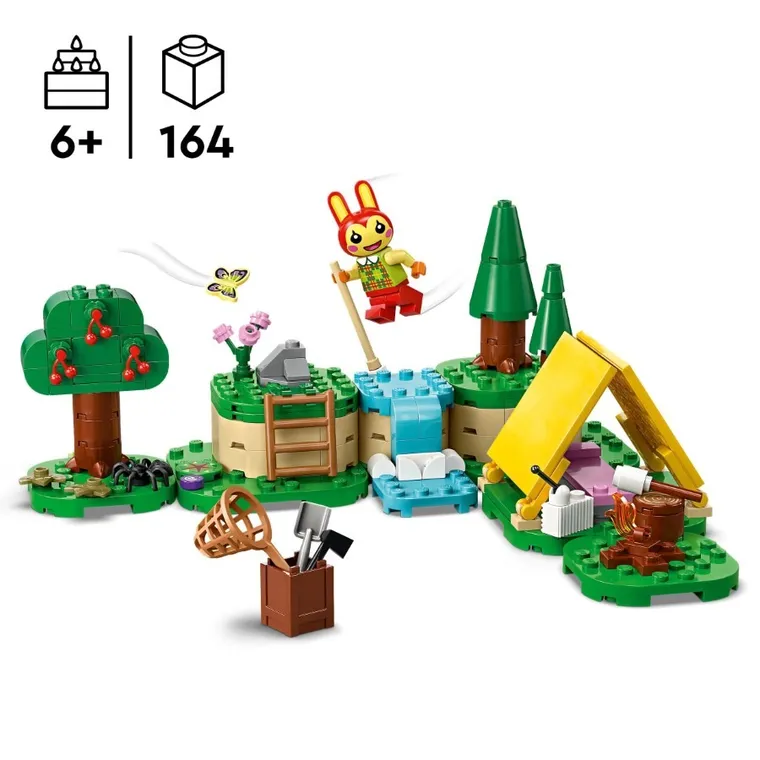 LEGO Animal Crossing, Zabawy na świeżym powietrzu Bunnie, 77047
