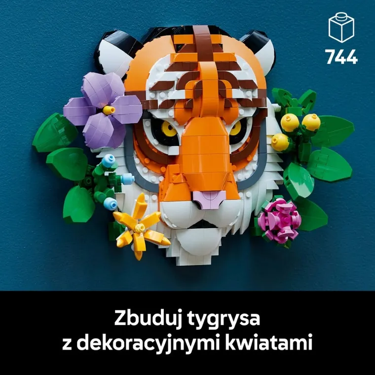 LEGO Art, Kolekcja zwierząt - tygrys, 31217
