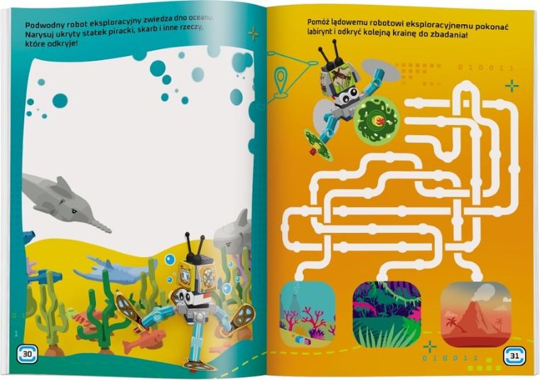 LEGO Books. Buduj i naklejaj. Roboty