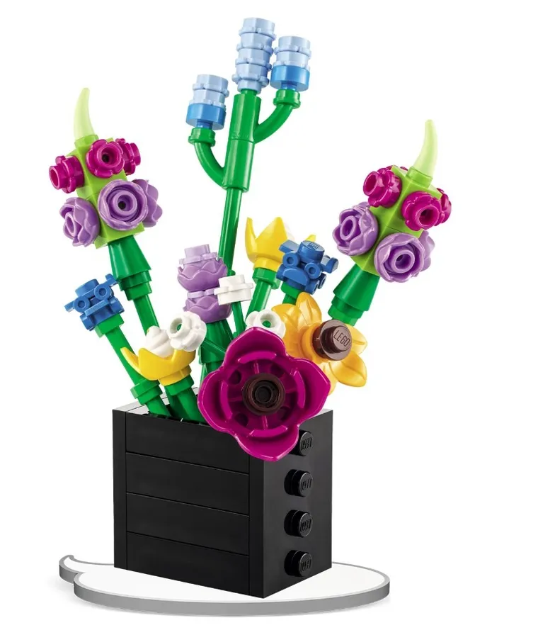 LEGO Botanicals. Miniaturowy bukiet kwiatów