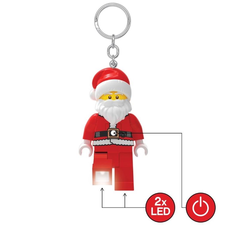 LEGO, Brelok do kluczy z latarką LEGO Mikołaj