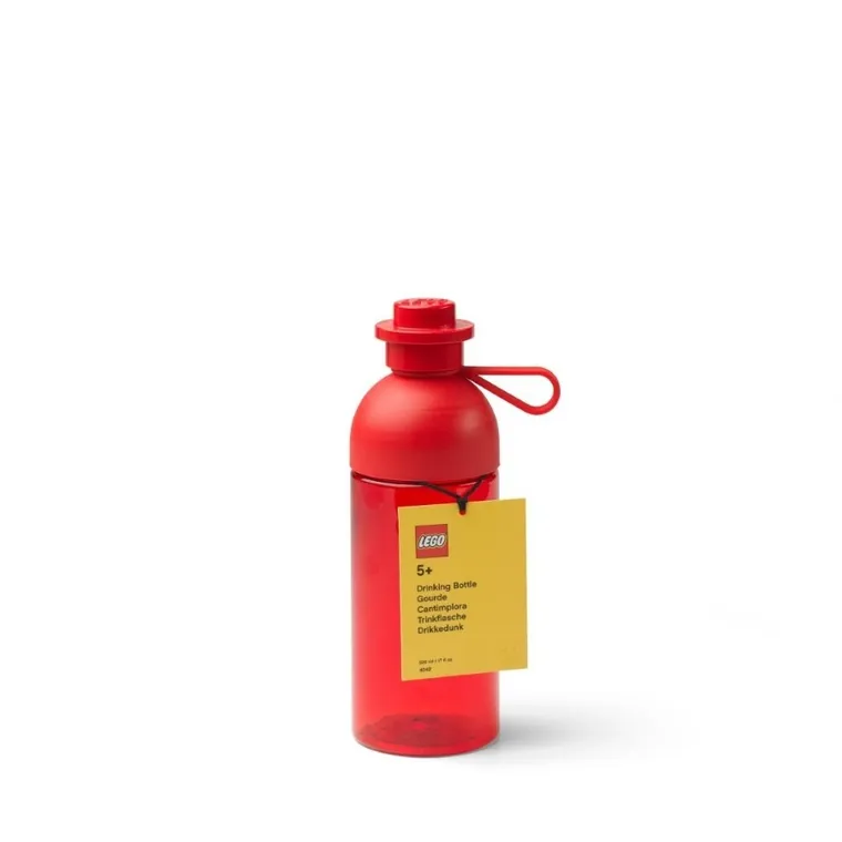 LEGO, butelka na wodę, czerwona, 500 ml