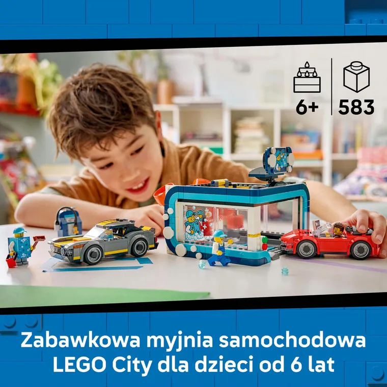 LEGO City, Automatyczna myjnia samochodowa, 60497
