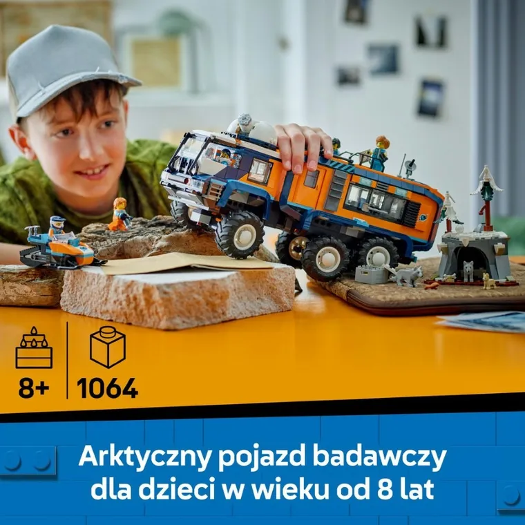 LEGO City, Ciężarówka z laboratorium arktycznej odkrywczyni, 60471