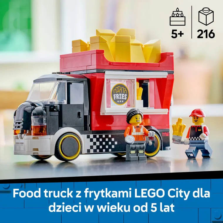 LEGO City, Food truck z frytkami, 60488