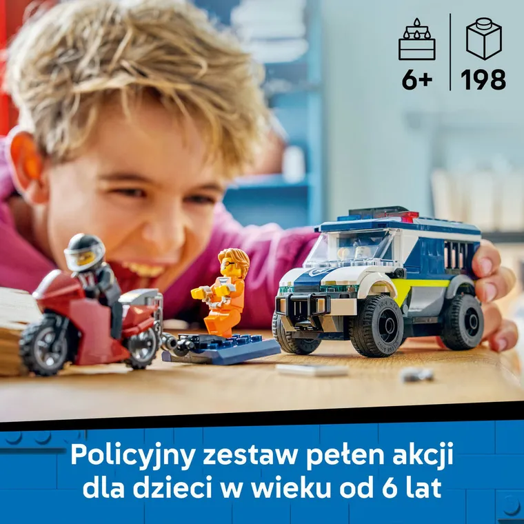 LEGO City, Furgonetka policyjnego konwoju więziennego, 60479