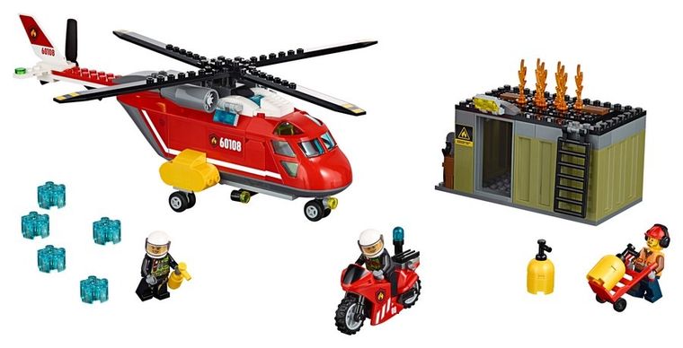 LEGO City, Helikopter strażacki, 60108