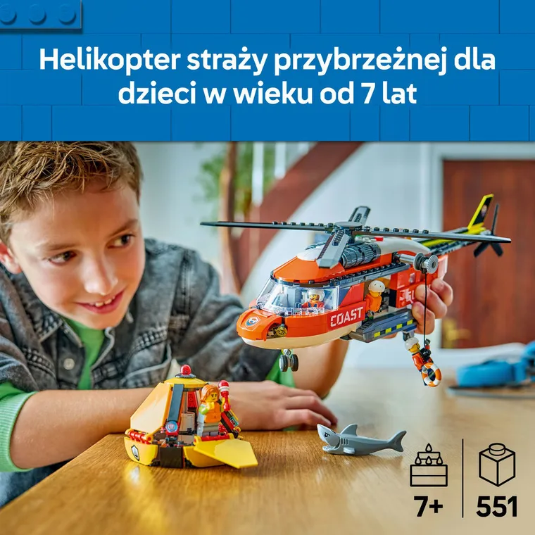 LEGO City, Helikopter straży przybrzeżnej, 60503