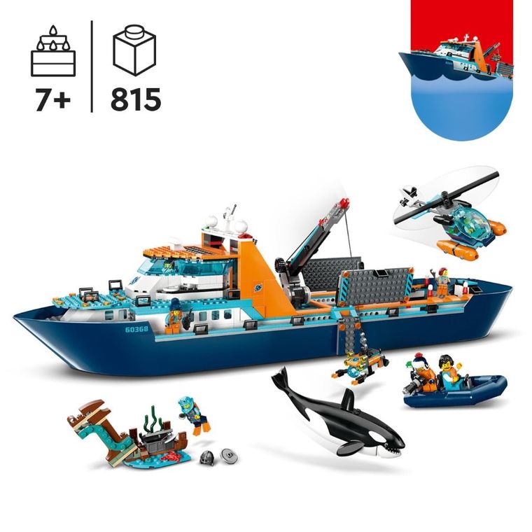 LEGO City, Łódź badacza Arktyki, 60368