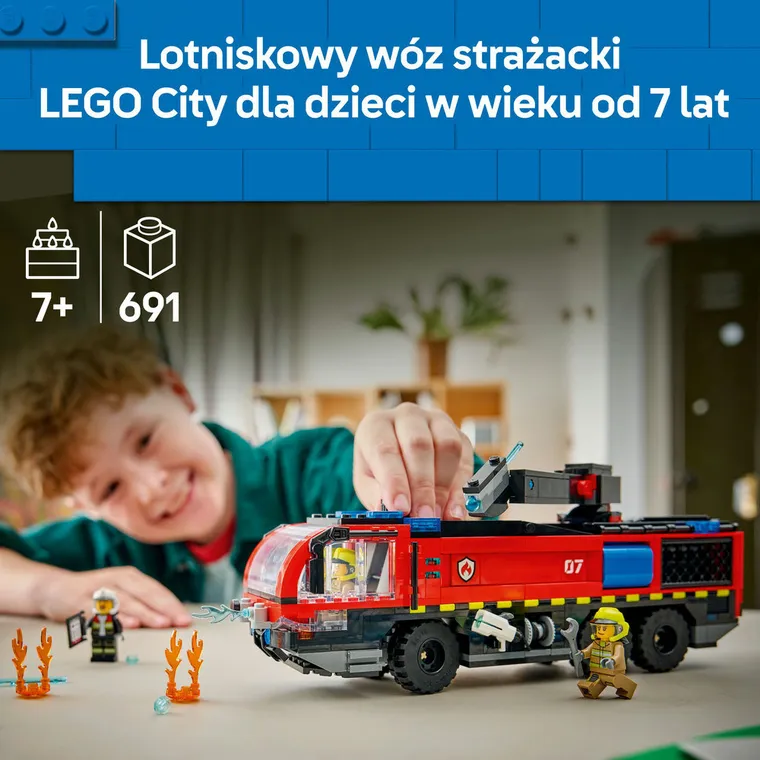LEGO City, Lotniskowy wóz strażacki, 60499