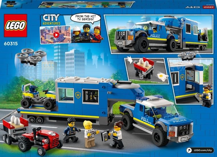 LEGO City, Mobilne centrum dowodzenia policji, 60315