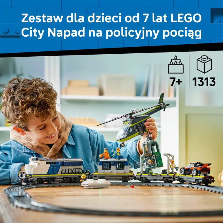 LEGO City, Napad na policyjny pociąg, 60508