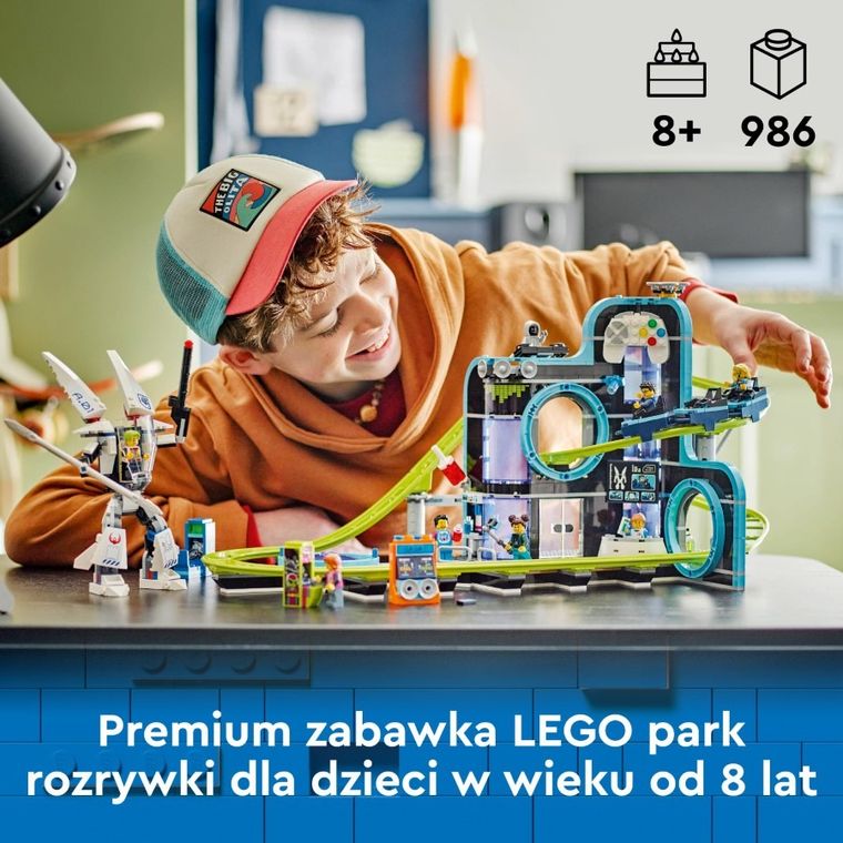 LEGO City, Park Świat Robotów z rollercoasterem, 60421