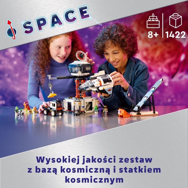LEGO City, Stacja kosmiczna i stanowisko startowe rakiety, 60434