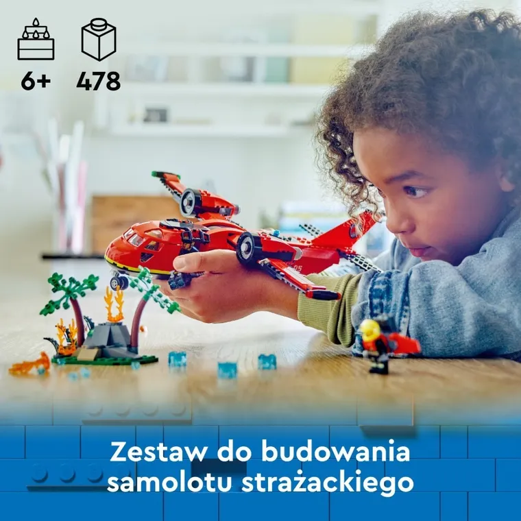 LEGO City, Strażacki samolot ratunkowy, 60413