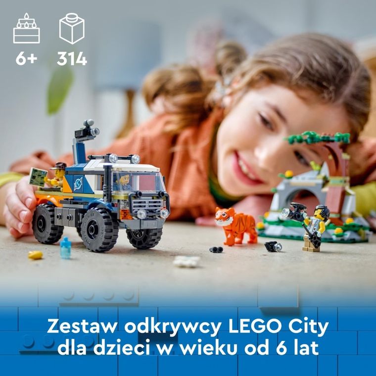 LEGO City, Terenówka badacza dżungli, 60426