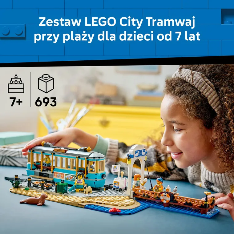LEGO City, Tramwaj przy plaży, 60506