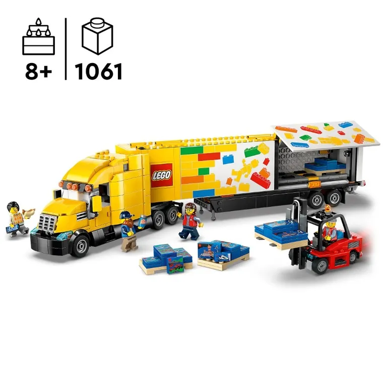 LEGO City, Żółta ciężarówka dostawcza, 60440