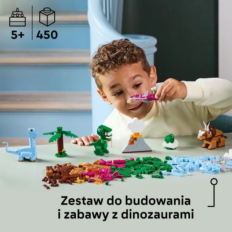 LEGO Classic, Kreatywne dinozaury, zabawka, 11041