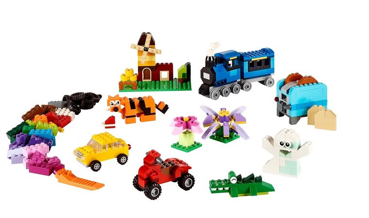 LEGO Classic, Kreatywne klocki LEGO, Średnie pudełko, 10696